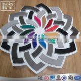 LED Engraved Edge-Lit Sign, Colorful Acrylic Outdoor Display Sign