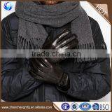 Winter Men Sheepskin Leather Gloves With High Quality thumbnail-1