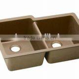 Solid Surface Quartz Composite Material Double Bowl Kitchen Sinks,resin Stone Kitchen Sinks thumbnail-5
