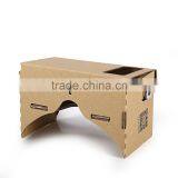 Foldable google cardboard vr box 3d glasses virtual reality headset