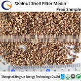 Polishing/water filter media/abrasive granular/powder crushed walnut shells