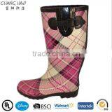 Women Fashion Rubber Rain Boots Cheap Color Boots