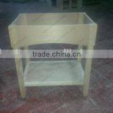 30" Modern Wood Console Hotel Bathroom Vanity thumbnail-2