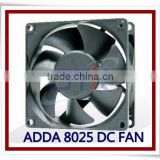 AG 8025 ADDA 12V/24V DC Cooling FAN 80x80x25mm