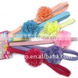 Ribbon Flower Stretch Elastic Hair Band FCK-118590095-A thumbnail-1
