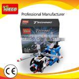 Christmas Puzzle Plastic Building Blocks Toy Helicopter Airplane Toy thumbnail-4