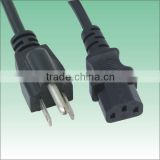 PSE approved 3pin electric plug with iec320 c13 power cord