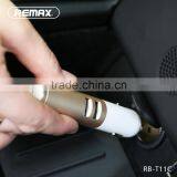 Remax Dual Usb 2.1A Car Charger Bluetooth Headphone thumbnail-5