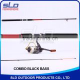 2.0m 2.1m 2.4m Middle heavy bass spin fishing rod and fishing reel combo in carrying bag