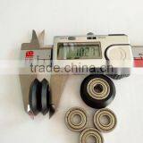 Plastic Rubber Coated Wheel Bearing V-nut Laufrollen 6x24x10 thumbnail-4