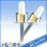 glass dropper pipette with metal shell