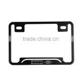Motorcycle BLACK Aluminum License Plate Frame Bracket For MOTORCYCLE SUZUKI UNIVERSAL thumbnail-1