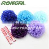 6'' Paper Pompoms For Party Decoration Wedding Occasions thumbnail-1