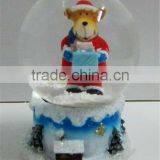 Small Resin Glass Snow Globe thumbnail-1