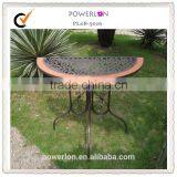 Antique Metal Corner Half Round Table In Uk thumbnail-3