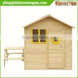 Kids Table Cubby House Set Wooden for Wholesale thumbnail-2