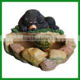 FO-1196 Bear With Turtel Fountain for Garden Decor thumbnail-1