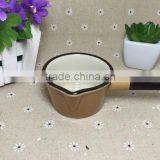 Stocked Korean Style Colorful Single Handle Cheap Ceramic Pots thumbnail-2