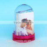Hot Sale Rectangle Photo Plastic Snow Globe For Wedding Gifts thumbnail-3