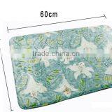 Flower Printed Non Slip Memory Foam Bathroom Mat thumbnail-3