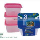 6pcs Rectangular Storage Box Set,plastic Rectangular Box, Food Container With Lid thumbnail-6