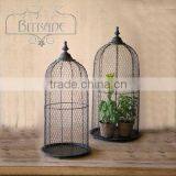 Metal Birdcage Plant Holder thumbnail-1
