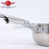 3pcs Sets Useful High Quality Stainless Steel Milk/soup Pot thumbnail-4