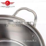 Hot Sale 4pcs Natural Color European-style Stainless Steel Cooking/ Soup Pot Set thumbnail-6