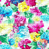 New Colorful floral printing 100% cotton fabric cloth material fabric cheap