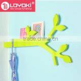 Eco-friendly Tree Shape DIY Coat Clothes Rack Wooden Coat Hanger Wall Mounted Coat Rack thumbnail-5
