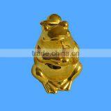 Ceramic Gold Electroplate Piggy Bank thumbnail-1