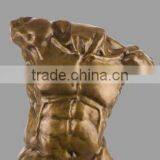 Nude Bronze Male Torso Statues for Office Decor thumbnail-1