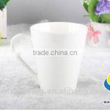 Factory Bulk Coffee Mug White Plain Spinning Mug thumbnail-3
