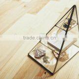 Geometric Stained Glass Display Pyramid Jewelry Box thumbnail-2