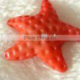 Wholesale 25-30mm Large Orange Starfish Shape Coral Best Friend Forever Pendant thumbnail-1