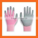 18 Gauge Ultra Lite Black Polyurethane Coated Gloves,Blue Nylon Working PU Gloves,Safety PU Palm Fit Gloves thumbnail-4