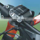 Uniquefire 2-led Bicycle Front Light/headlamp/bar End Light With Mount/4x18650 for Led Headlight