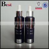 China High Quality Frosted Cosmetic Essence Parfume Bottle Glass 50 ml Red Aluminum Dropper Bottle Glass Wholesale thumbnail-4