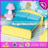Best Design Toddlers Pretend Toys Wooden Crafted Small Dollhouse With Furniture W06A231 thumbnail-4
