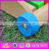 2015 Educational Wooden Trolly Toy,Children Blocks Drag Car Handmade Wooden Trolly Toy,Block Trolly Wooden Block Car Toy W13C019 thumbnail-6