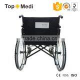 Topmedi Manual Hospital Chair Steel Wheelchair for Handicapped Person thumbnail-3
