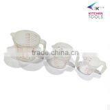 Cheap PP Plastic 1000ML/500ML/250ML Kitchen Measuring Cup, Plastic Measuring Cup thumbnail-1