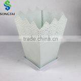 Colourful Square Plastic Hollow-out Gardening Pot thumbnail-1