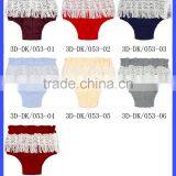 2017 Newest Bloomers With Lace 8 Sizes Diaper Cover 0-6 Years Old Baby Girl Bloomers thumbnail-1
