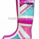High Heels Women Rubber Rain Boots thumbnail-3