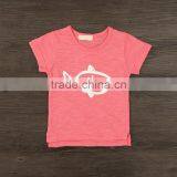 Comfortable Girls Cotton T-shirts With Fish Printer thumbnail-6
