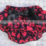 Baby Ruffle Bloomers Layers Baby Diaper Cover Newborn Flower Shorts With Skirts Toddler Cute Summer Satin thumbnail-5