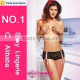 Sexy Lace and Brocade Ladies Panty Pictures of Women in Transparent Underwear thumbnail-1