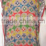 embroidered phulkari kaftan tunic COVER UP BLOUSE