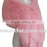 CX-B-34 China Suppliers Lady Scarf Hand Knitted Real Fox Fur Cape/ Shawl thumbnail-2